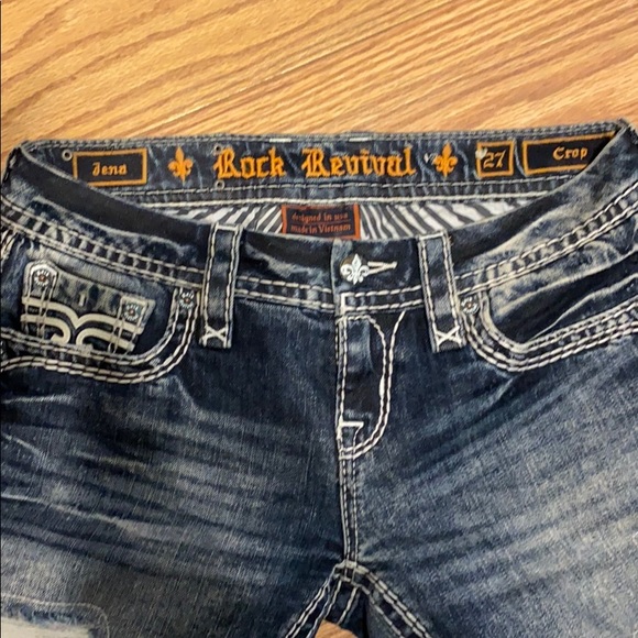 Rock Revival Jena Stretch Crop - Picture 3 of 4